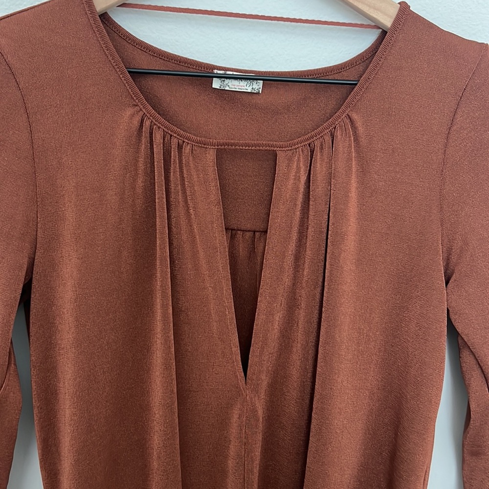 Free People Kaya Keyhole Bodysuit Size S - Picture 5 of 8